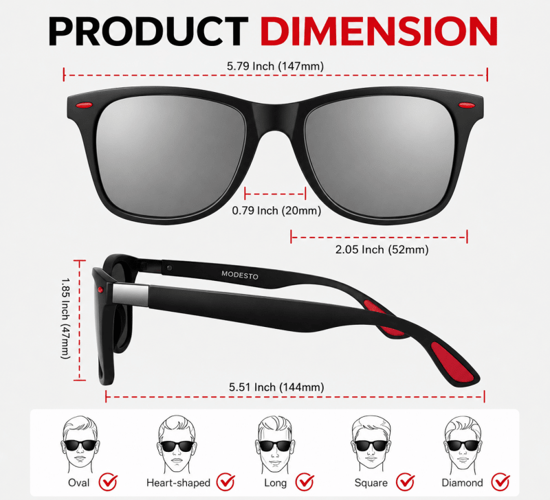WESTEN Modesto Retro Sunglasses